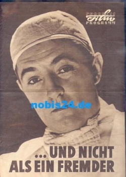 and Not as a Stranger, Progress Film Program 111/57 Olivia de Haviland, Robert Mitchum, Frank Sinatra