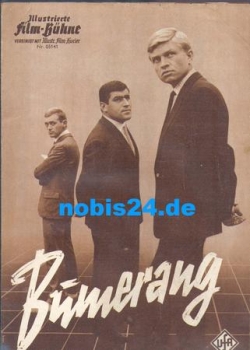 Boomerang Illustrated Film Stage No. 05141 Hardy Kruger Martin Held Mario Adorf