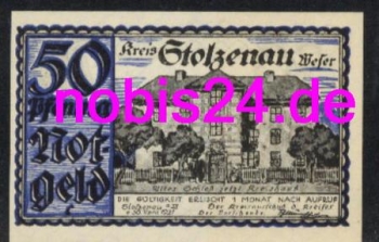 31592 Stolzenau  Emergency money 50 pfennigs 1921