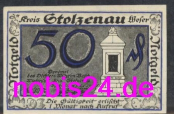31592 Stolzenau  Emergency money 50 pfennigs 1921
