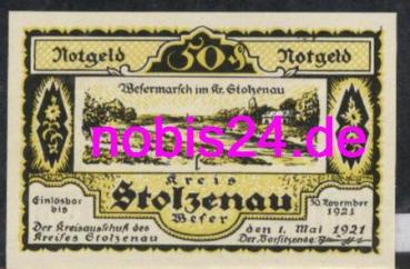 31592 Stolzenau  Emergency money 50 pfennigs 1921
