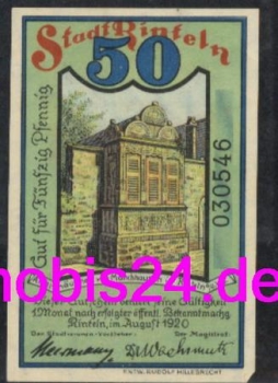 31737 Stadt Rinteln Notgeld 50 Pfennige 1920