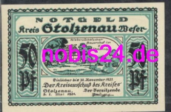31592 Stolzenau  Notgeld 50 Pfennige 1921