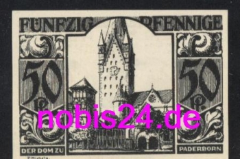 Paderborn Notgeld 50 Pfennige 1921