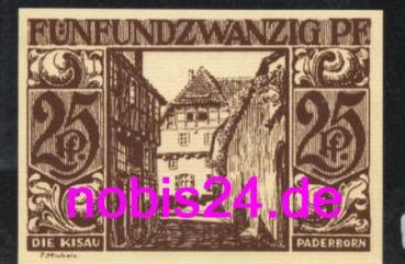 Paderborn  Notgeld 25 Pfennige 1921