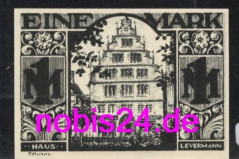Paderborn emergency money 1 mark 1921