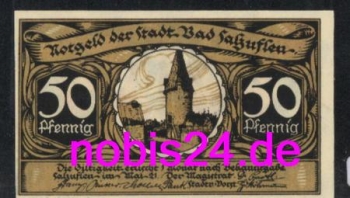 32108 Bad Salzuflen emergency money 50 pfennigs around 1920