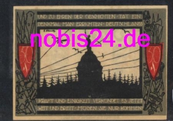 Detmold emergency money 50 pfennigs 1920