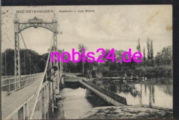 32545 Bad Oeynhausen Nadelwehr Brücke o 1913