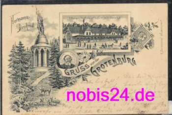 Detmold Grotenburg forerunner Litho o 1897
