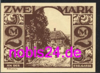 Paderborn  Notgeld 2 Mark 1921