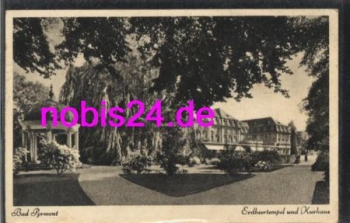 31812 Bad Pyrmont Erdbeertempel Kurhaus o 1942