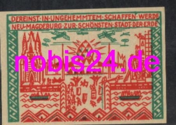 Magdeburg emergency money 50 pfennigs 1921