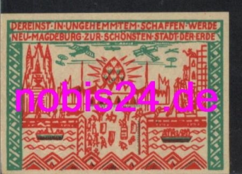 Magdeburg emergency money 50 pfennigs 1921