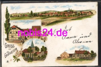 38170 Gross Dahlum Litho o ca.1900