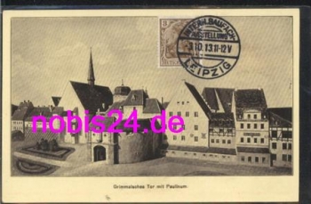 Leipzig International Building Exhibition Card No. 16 o October 3, 1913