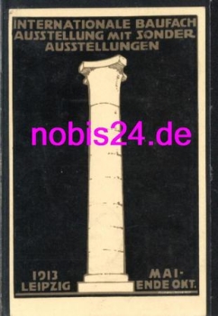 Leipzig International Construction Exhibition o May 3, 1913 Map 1