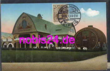 Leipzig International Building Exhibition Card No. 51 o October 3rd, 1913