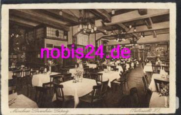 Leipzig Gasthaus Münchner Löwenbräu interior view o 1932
