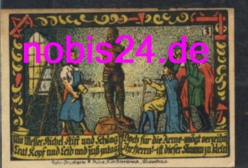 39240 Calbe Notgeld 50 Pfennige 1917