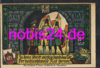 39240 Calbe Notgeld 50 Pfennige 1917
