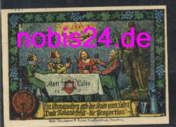 39240 Calbe Notgeld 50 Pfennige 1917