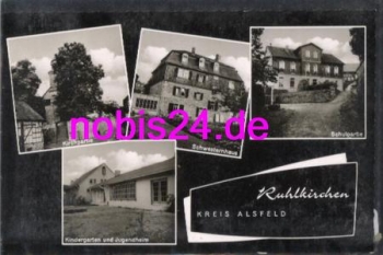 36326 Ruhlkirchen school church kindergarten *ca.1960