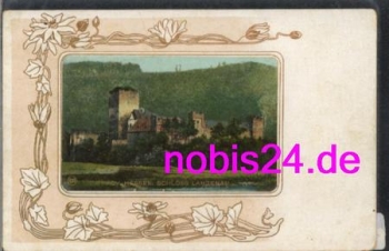 36110 Langenau Castle Hesse embossed card *ca.1900