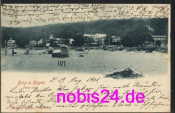 18609 Binz Rügen beach view o August 19, 1901