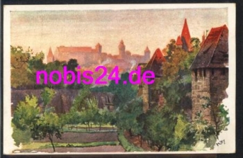 Nuremberg artist card Heinrich Kley *ca.1920