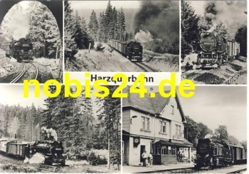 38889 Harz Harzquerbahn train station railway o 1984