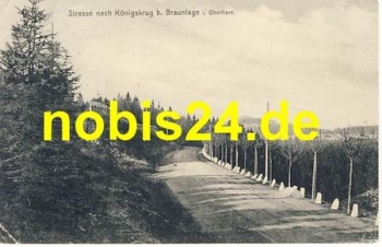 38700 Braunlage Strasse nach Koenigskrug o 1909