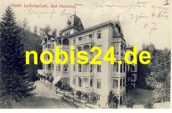 38667 Bad Harzburg Hotel Ludwigslust  *ca.1920