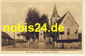 37441 Bad Sachsa Harz Kirche Denkmal * ca.1930