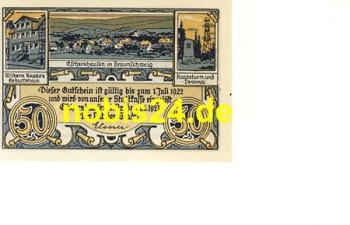 37632 Eschershausen  Emergency money 50 pfennigs 1922
