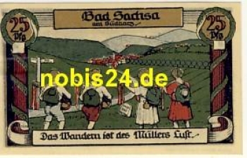 37441 Bad Sachsa  Notgeld 25 Pfennige 1921