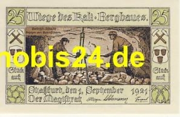 39418 Stassfurt Emergency money 25 pfennigs 1921