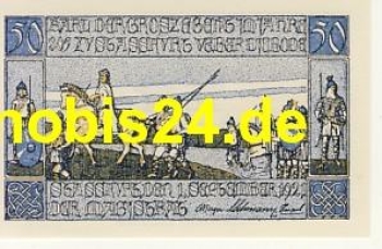 39418 Stassfurt  Emergency money 50 pfennigs 1921