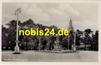 39307 Genthin Hindenburgplatz Denkmal *ca.1940