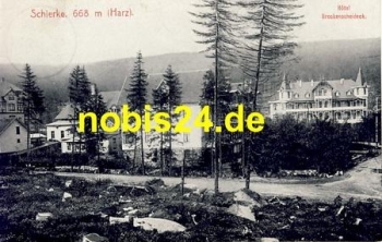 38879 Schierke Hotel Brockenscheideck o 2.7.1918