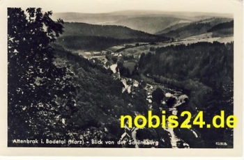 38889 Altenbrak Bodetal Talblick o 20.7.1959
