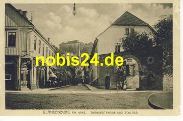 38889 Blankenburg Traenkestrasse Schloss o 1916