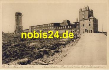 38875 Brocken Aussichtsturm Hotel *ca.1930
