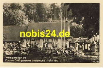38855 Wernigerode Gasthaus Storchmuehle *ca.1950
