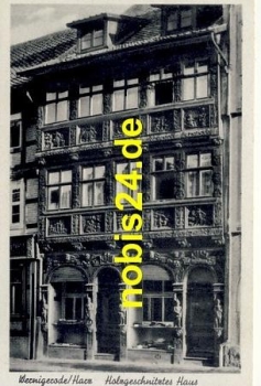 38855 Wernigerode Holzgeschnitztes Haus *ca.1940