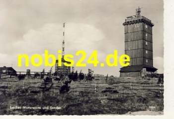 38875 Brocken Wetterwarte und Sender *ca.1961