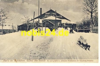 Oberrochwitz Dresden Rodelbahn o 26.12.1914