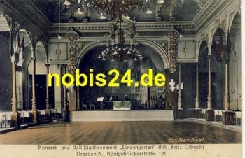 Dresden Neustadt Lindengarten o 3.5.1915