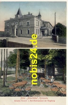 Klotzsche Dresden Hotel Alberthöhe o 1909