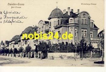 Gruna Dresden Beil-Strasse Winterberg Strasse o 1928